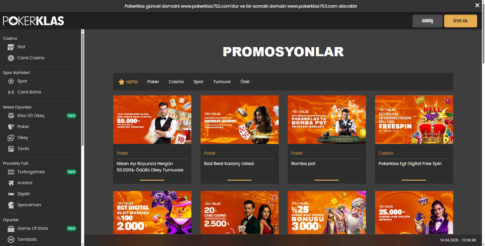 Pokerklas Kapandı Mı?