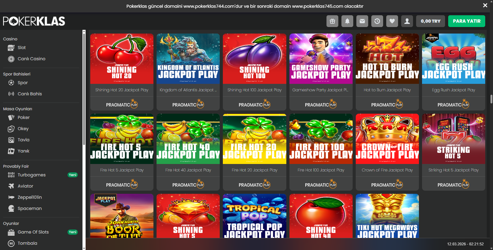 Pokerklas Mobil Giriş Adresi